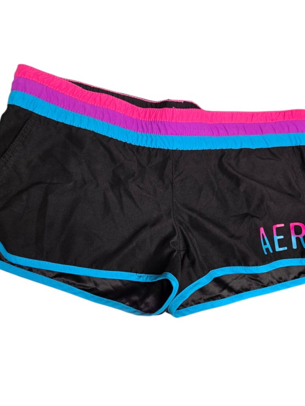 Aeropostale Women's Black Swim Trunks Shorts Size Medium